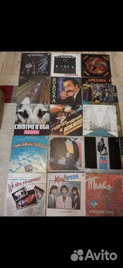 Виниловые пластинки рок