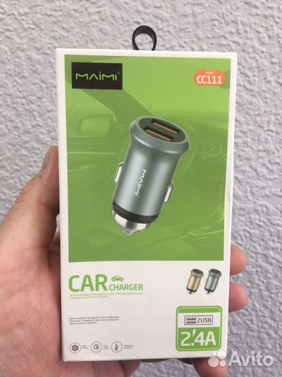 Автомобильная зарядка 2.4 А