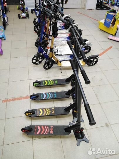 Трюковой самокат, HIC / Самокат трюковый 110 мм