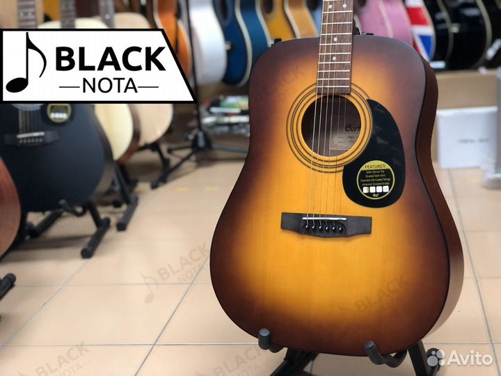 Акустическая гитара Cort AD810 санбёрст + ремень