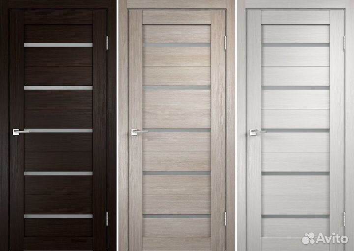 Межкомнатные дверь+короб+погонаж покрытие Экошпон
