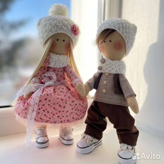 Интерьерные куклы ручной работы