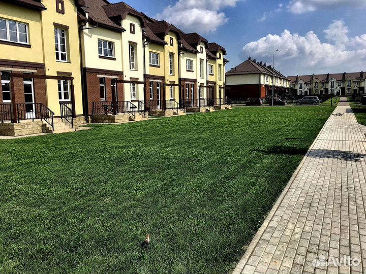 Рулонный газон под ключ. Дренаж. Отсыпка участка