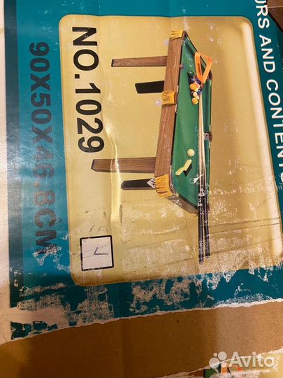 Детский бильярдный стол