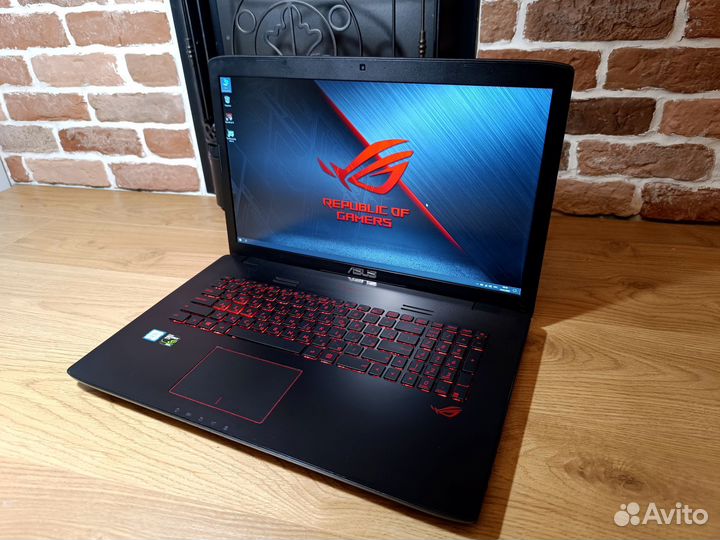 Игровой Asus rog core i7, 16gb, 17 дюймов