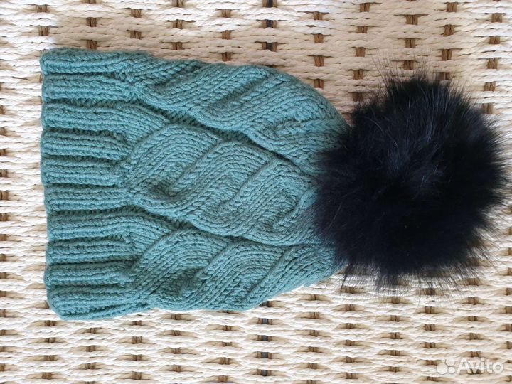 Шапки вязаные из шерсти мериноса