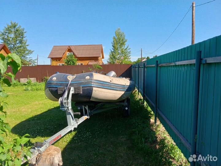 Комплект 9.9 лодка+мотор+прицеп
