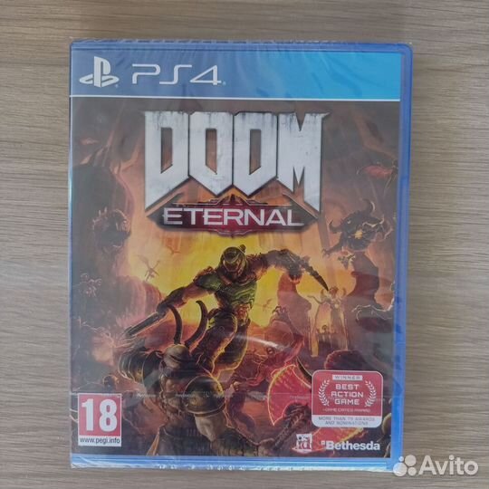 Doom Eternal на PS4, PS5 новый, запечатан