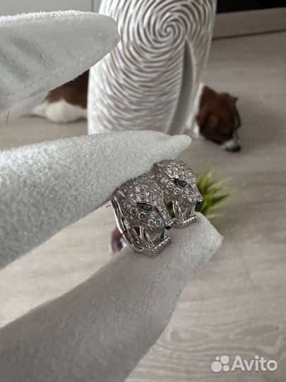 Серьги panthère DE cartier