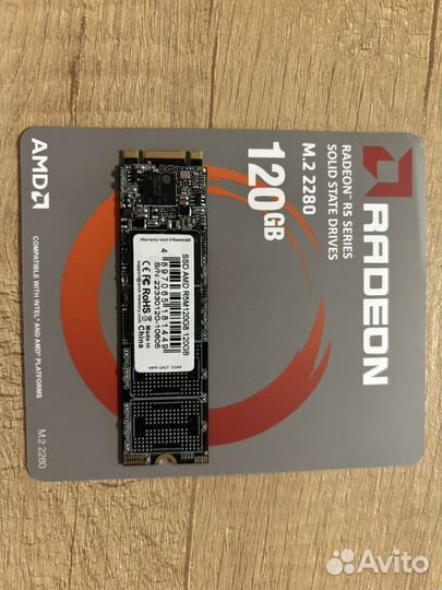 SSD m2 Radeon R5 120гб