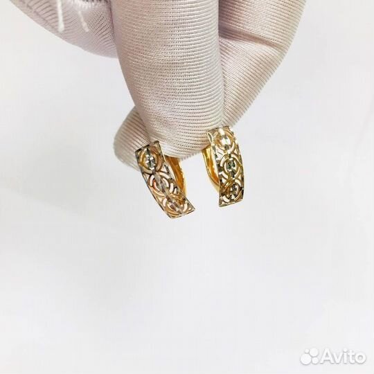 Золотые серьги