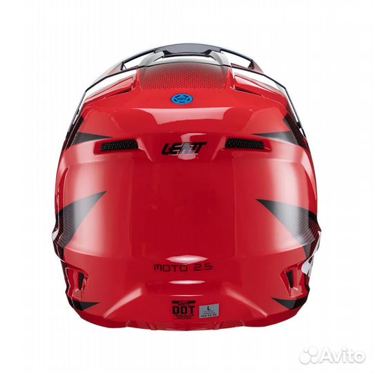 Новый Мотошлем Leatt Moto 2.5 Helmet Red 2024