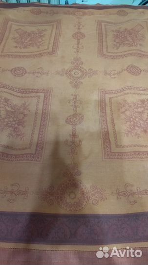 Ковер времен СССР,скатерть льняная