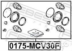 0175-MCV30F рем.к-кт суппорта торм.перед. Toyo