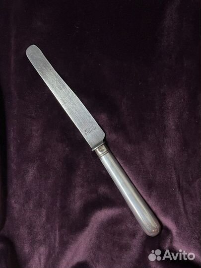 Серебро 84 пробы Фаберже столовый нож