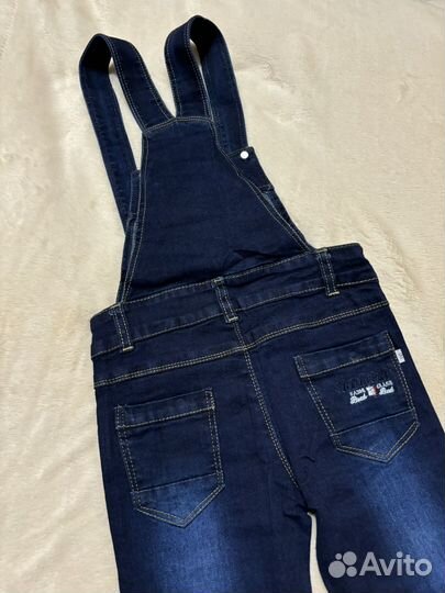 Джинсовый комбинезон 92