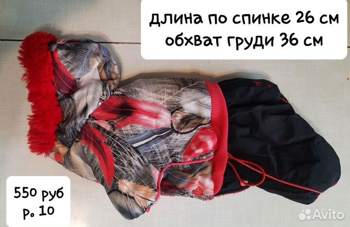 Зимний комбинезон для маленькой собаки