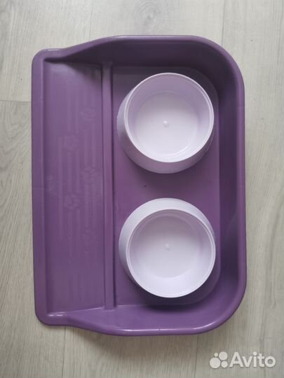 Кошачий лоток+миски для корма