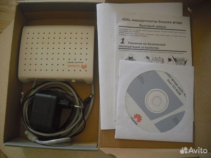 Модем adsl - маршрутизатор Huawei SMART AX MT 880
