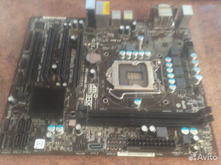 Материнская плата 1155 ASRock b75m-gl