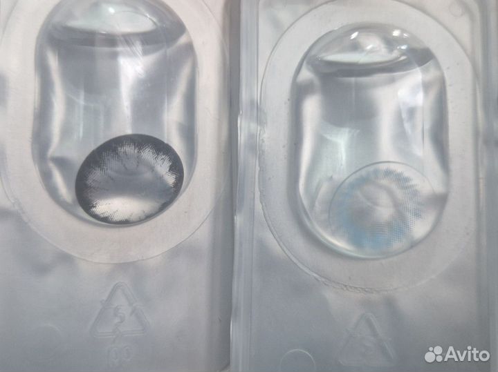 Цветные линзы новые, контактные линзы