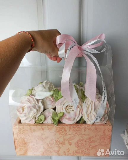 Сладкие букеты из зефира