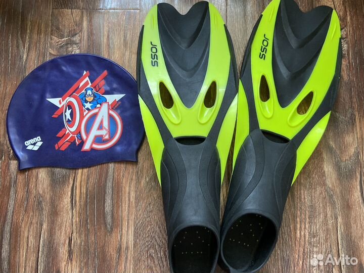 Ласты Joss и шапочка Arena