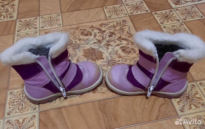 Сапоги зимние для девочки 24