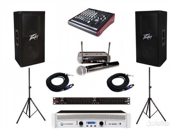 Аренда/прокат аппаратуры - звук, проектор, экран