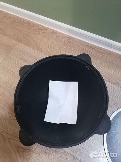 Казан чугунный 8 литров с крышкой новый