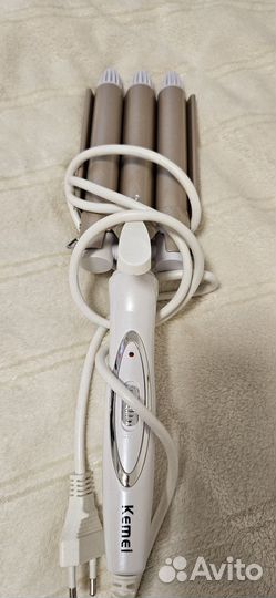 Щипцы плойка для завивки тройная