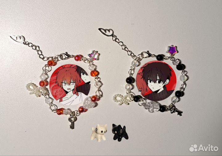 Парные браслеты ручной работы