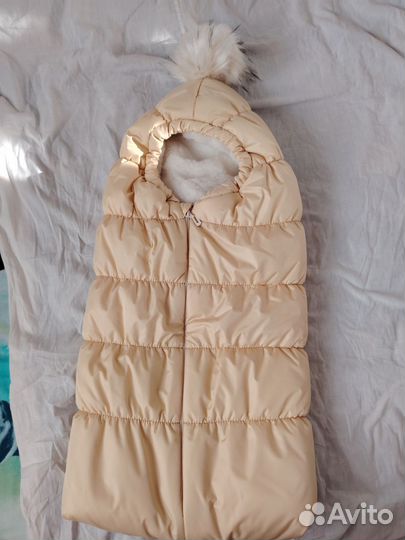 Зимний конверт для новорожденных