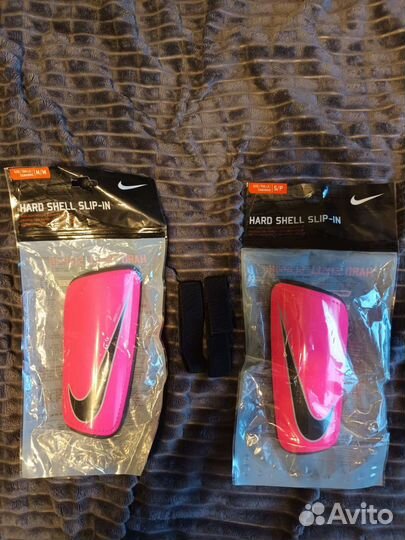 Футбольные щитки nike hard shell slip-in оригинал