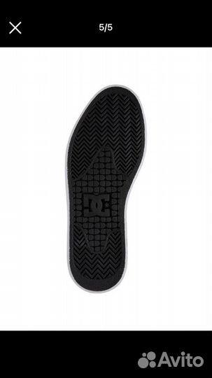 Низкие кеды DC manual platform J shoe 6us 23cm