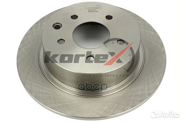 Диск торм. зад.292x9 5 отв. nissan Qashqai