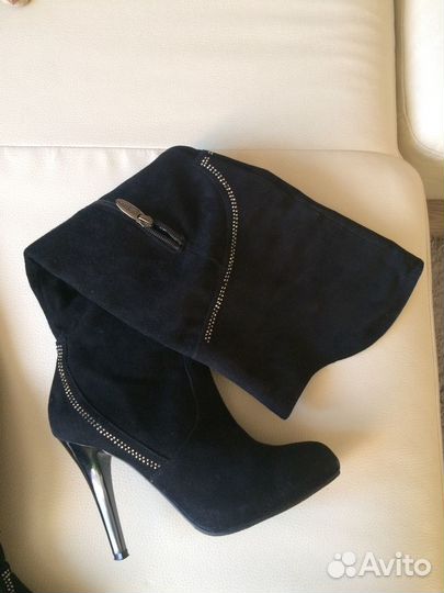 Сапоги-ботфорты женские 37 р