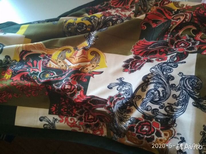 100 шерсть палантин