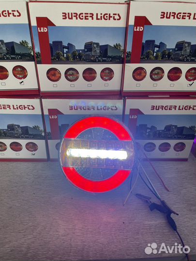 Светодиодные фонари на грузовик 6шт