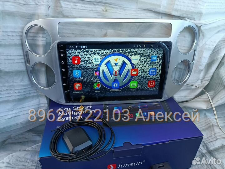 Магнитола Volkswagen Tiguan android новая