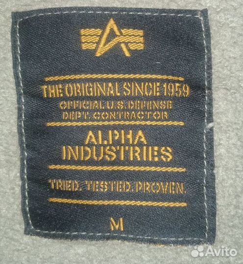 Свитшот alpha industries