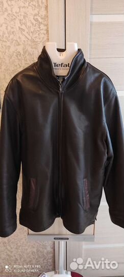 Куртка,пальто муж, кожа р 54/56