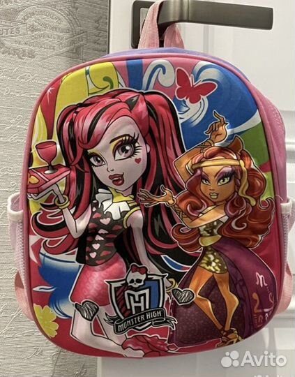 Рюкзак для девочки монстр хай жесткий