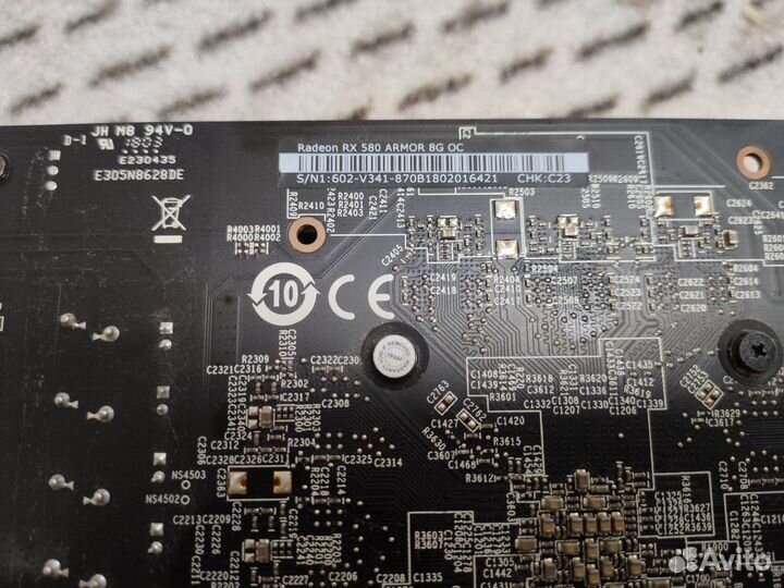 Видеокарта MSI rx 580 8gb armor