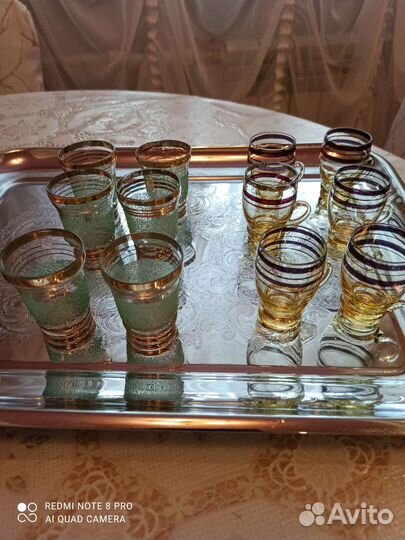 Рюмки, стопки, винтаж Чехия