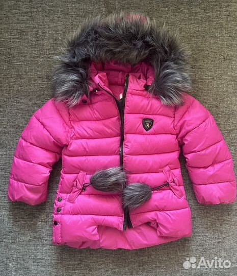 Куртка для девочки зимняя 110 116