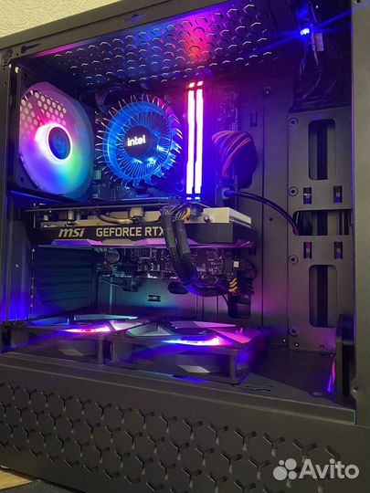 Игровой пк i3 12100f/RTX2060 super/16 gb озу