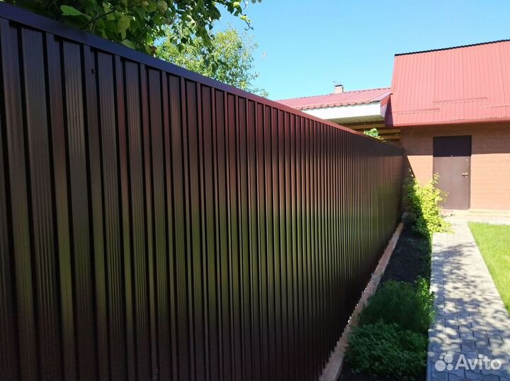 Профлист (профнастил) для забора в наличии