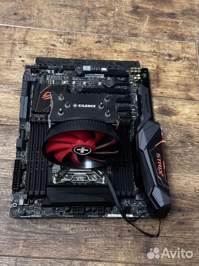 Asus strix x99 +cpu и башня
