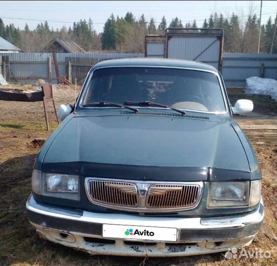 ГАЗ 3110 Волга 2.3 МТ, 2000, битый, 268 000 км